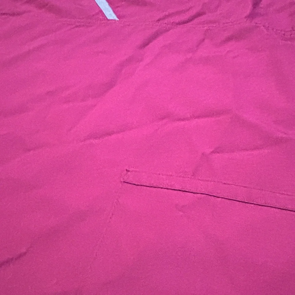 WonderWink Plus Size Scrub Top 3X Burgundy Medical Uniform Nurse - Picture 3 of 6